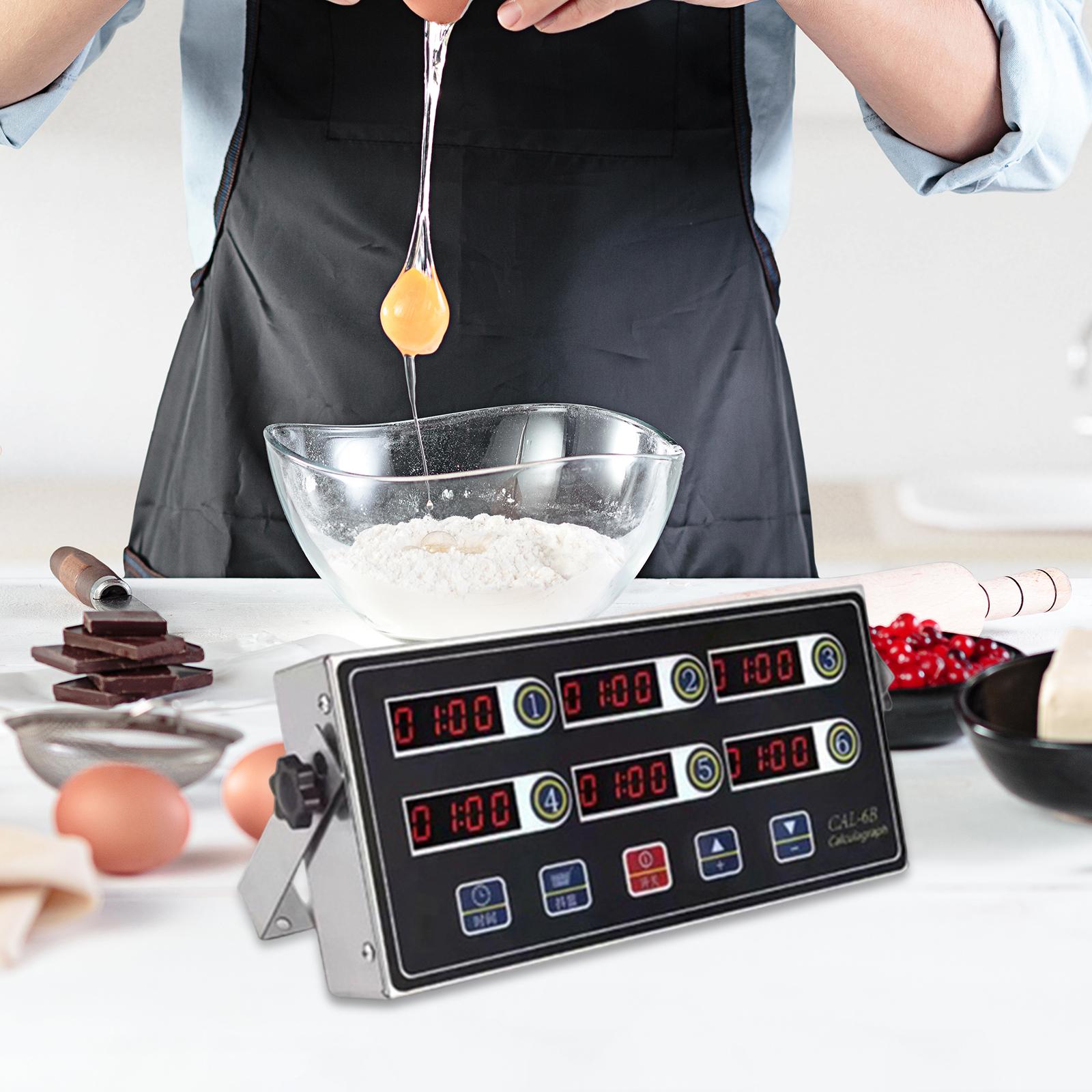 Kitchen Set Bakery - 多機能LEDキッチンタイマー、業務用調理、レストラン、ベーカリー向けプログラマブルデジタルカウントダウン時計