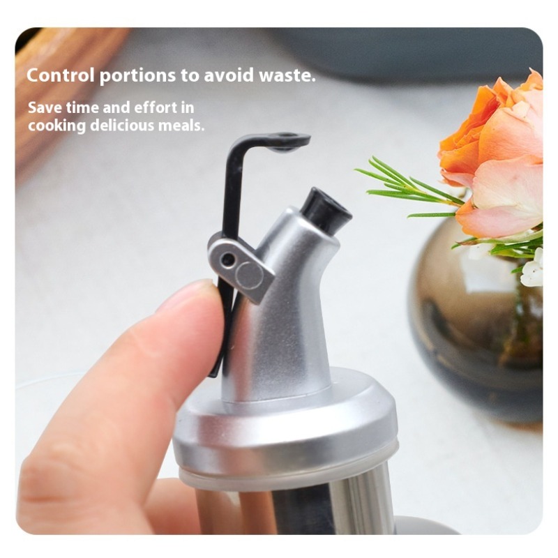 Kitchen Glass Baking Set - キッチンオリーブオイルボトルガラス容器ポットジャープロ酢ソースホルダーディスペンサー調理調味料ベーキング用ギフト