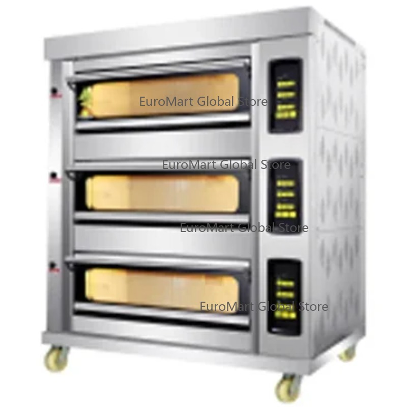 Commercial Kitchen Baking Oven - 業務用厨房オーブン、ベーカリーマシン、製パン機器、ベーキングオーブン、パン、ケーキ、デッキオーブン販売中