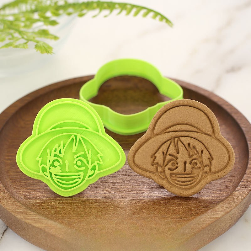 Kitchen And Baking - ワンピースクッキングモールドルフィゾロチョッパースカルクッキーモールドアクションフィギュアキャンディーベーキングDIYキッチンガジェットギフト