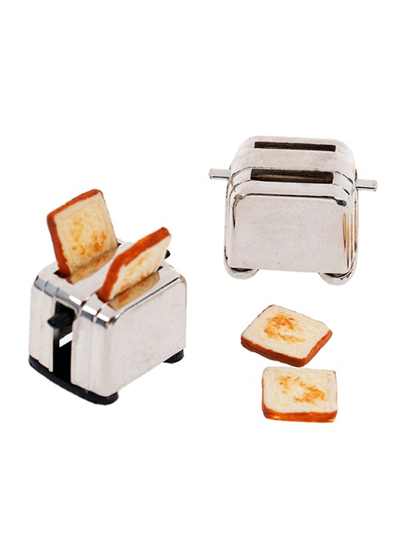 1:12 ドールハウスミニチュアトースター、家の装飾用ミニシ - Kitchen Baking Storage のレビューと価格