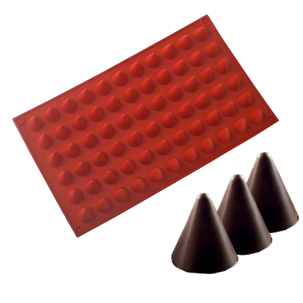 シリコンコーンチョコレートベーキングモールド、食品グレード、 - Kitchen Baking Utensil のレビューと価格