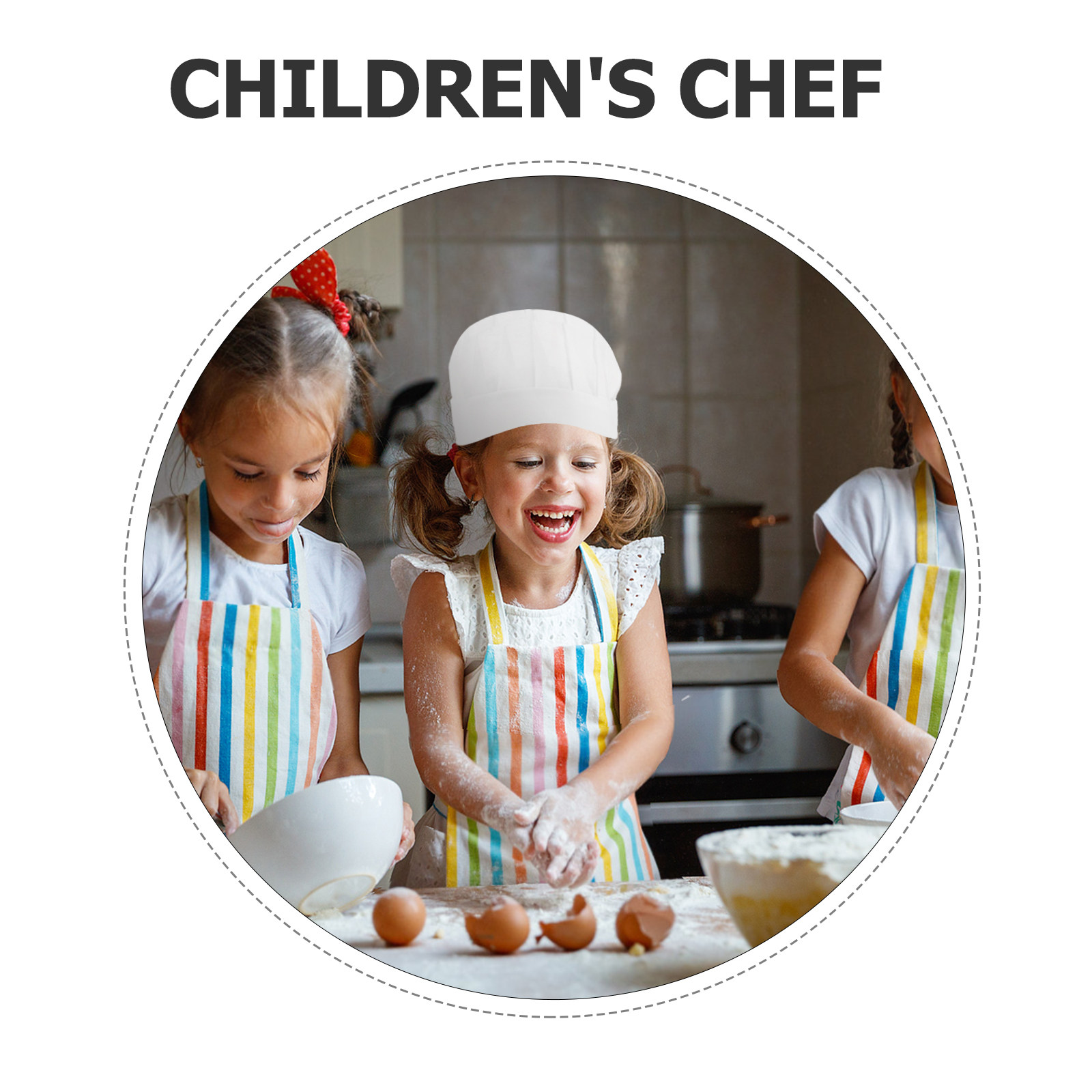 15個入り使い捨て子供用シェフハット、小型ホワイト不織布キッ - Kitchen And Baking のレビューと価格