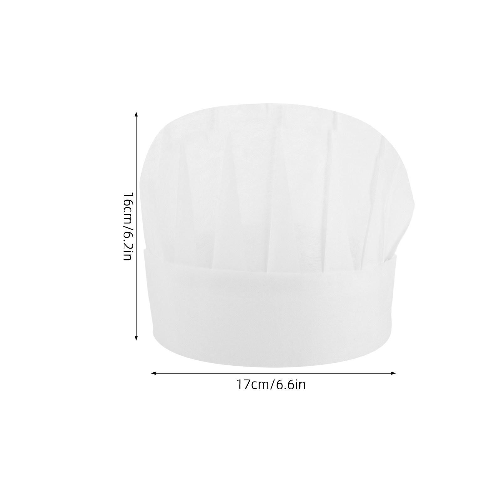 15個入り使い捨て子供用シェフハット、小型ホワイト不織布キッ - Kitchen And Baking のレビューと価格
