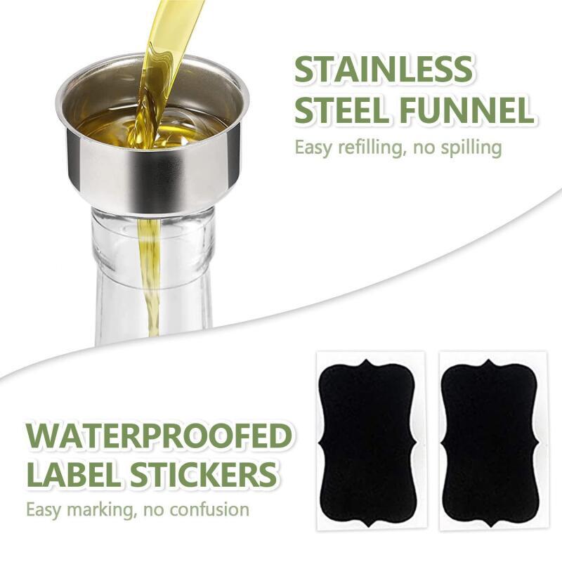 キッチン用ガラス製オイル＆ビネガーディスペンサー 500ml - Kitchen Glass Baking Set のレビューと価格
