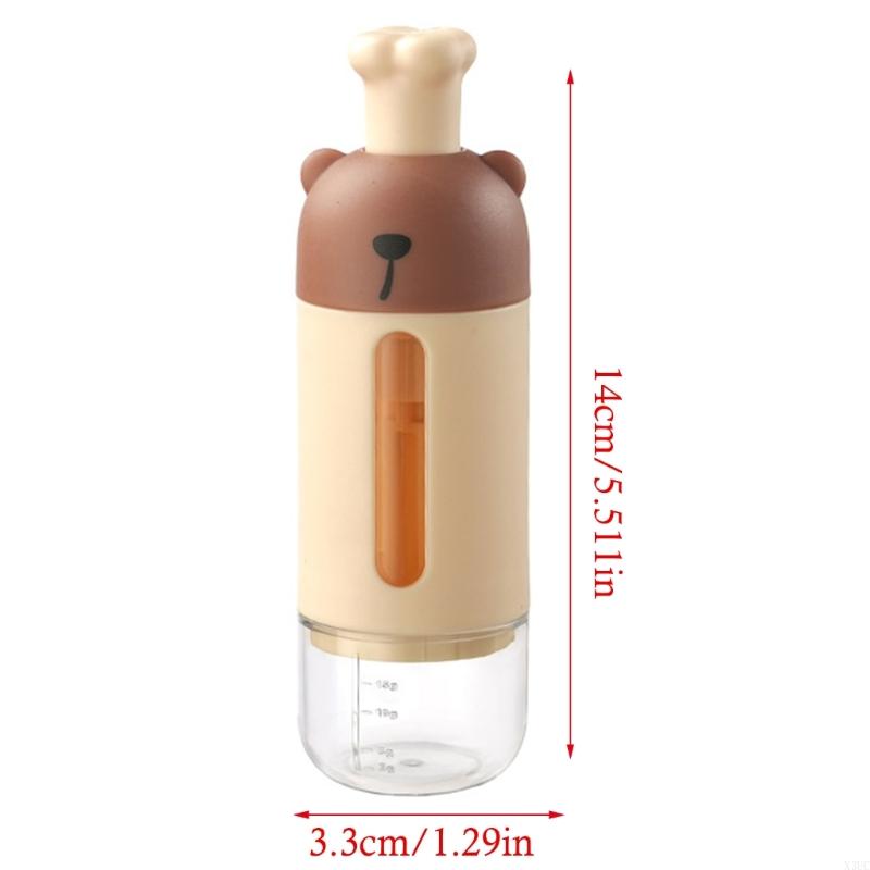 衛生的なプレス式調味料ディスペンサーキッチンオーガナイザープ - Kitchen Baking Storage Containers のレビューと価格