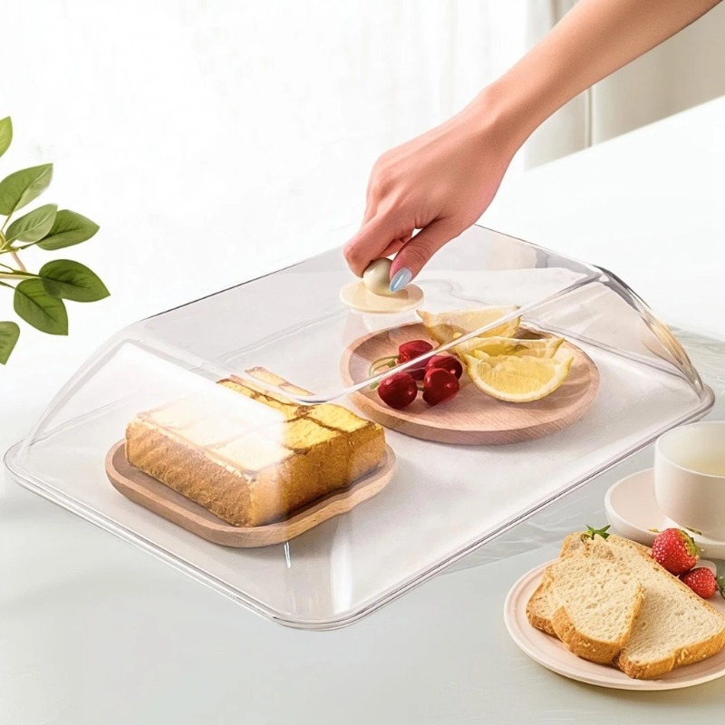 WORTHBUY 再利用可能なプラスチック製食品カバー クリ - Kitchen Baking Storage のレビューと価格
