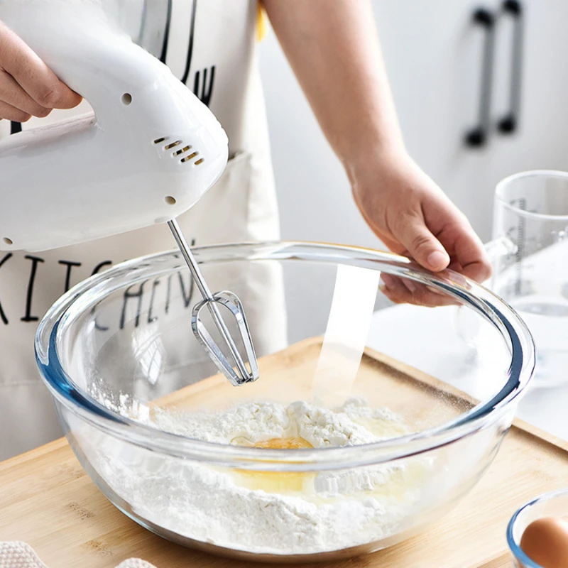 ガラス製キッチンエイドボウル、アイスクリームミキシングボウル - Kitchen Glass Baking Set のレビューと価格