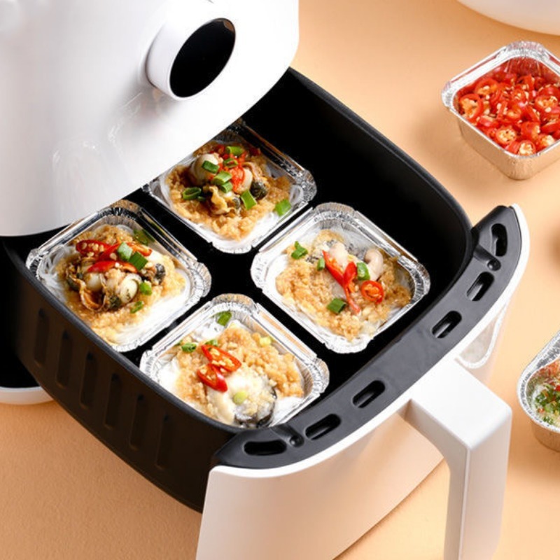 20/40個入り 使い捨てアルミホイルトレイ 食品保存容器  - Kitchen Baking Storage Containers のレビューと価格