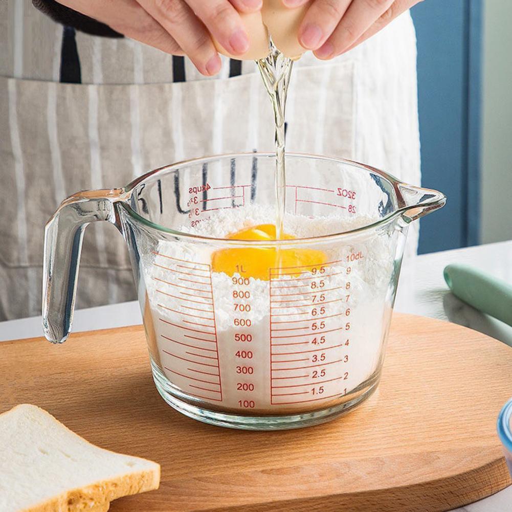 計量カップセット 計量カップ3個 厚いガラス製計量カップセッ - Kitchen Glass Baking Set のレビューと価格