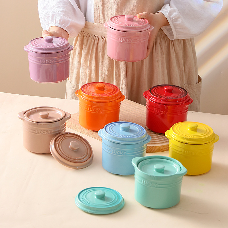 二重蓋セラミックボウル、鳥の巣蒸し卵ボウルデザートカップスト - Kitchen Baking Utensil のレビューと価格