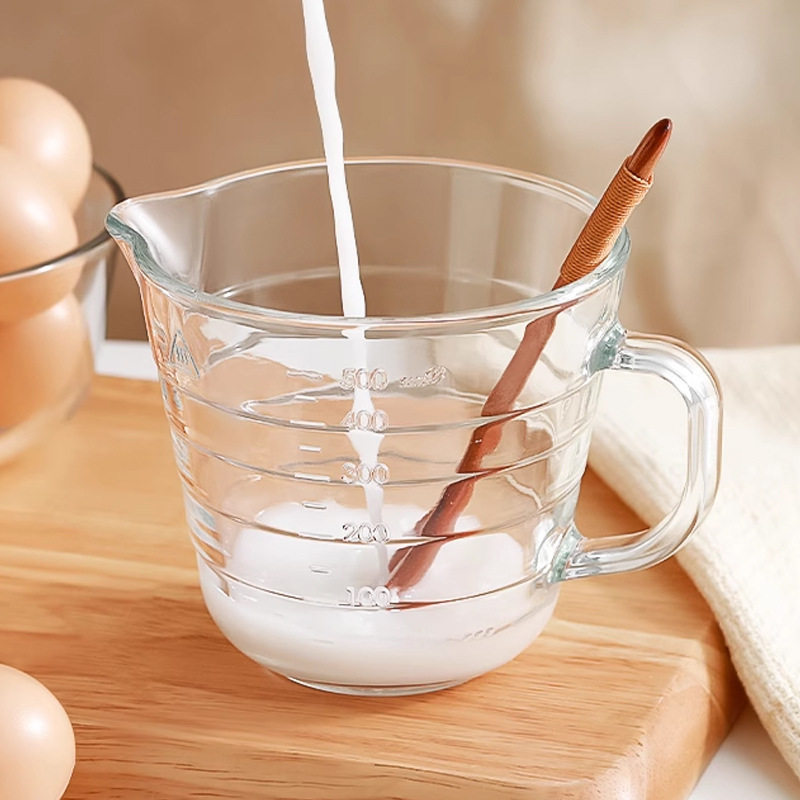 耐熱ガラス製ミキシングボウルセット、注ぎ口とハンドル付き、電 - Kitchen Glass Baking Set のレビューと価格