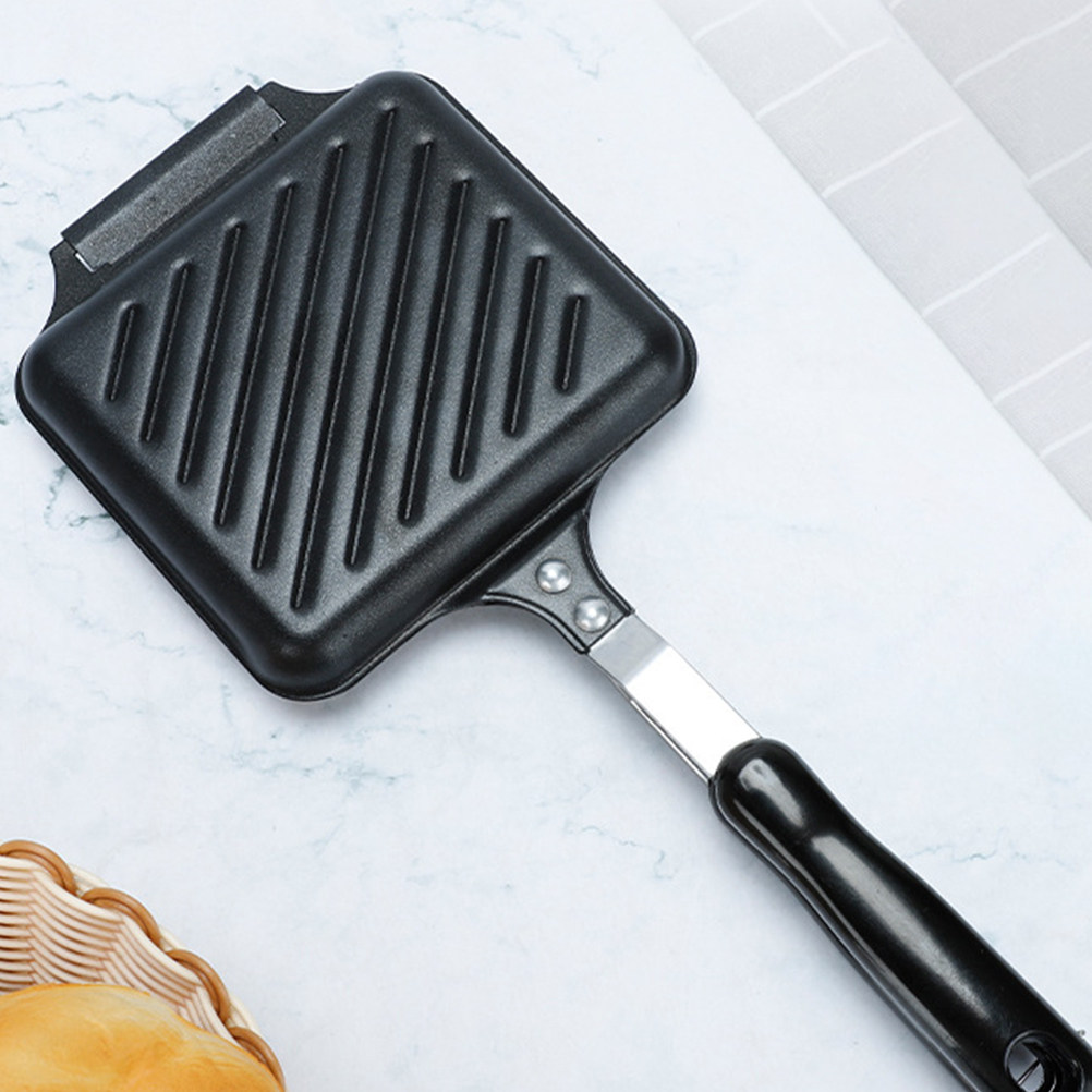 ノンスティックキッチンサンドイッチメーカー朝食マシン滑らかな - Kitchen Baking Machine のレビューと価格