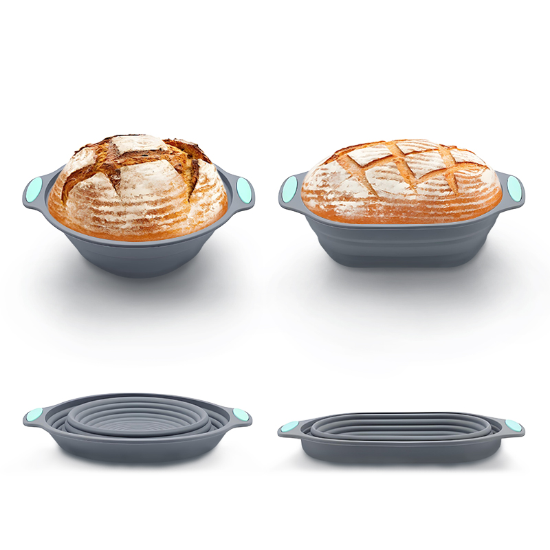 1PC シリコン製折りたたみ式バンネットパン発酵バスケット  - Kitchen Baking Utensil のレビューと価格