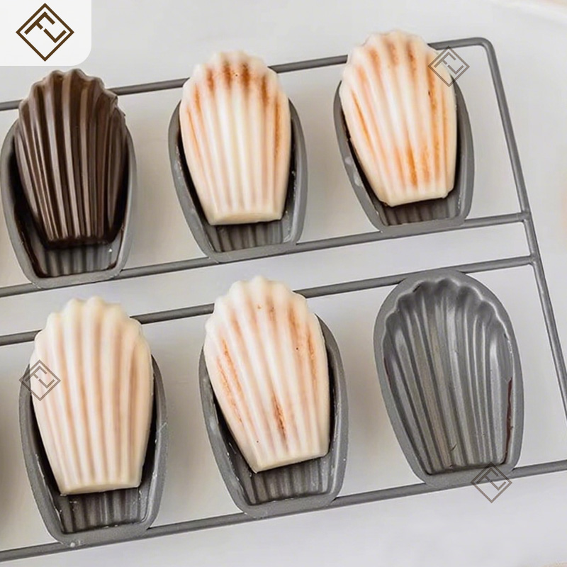 8 キャビティマデリンシェルケーキ型金属ゼリーデザートベーキ - Kitchen And Baking のレビューと価格