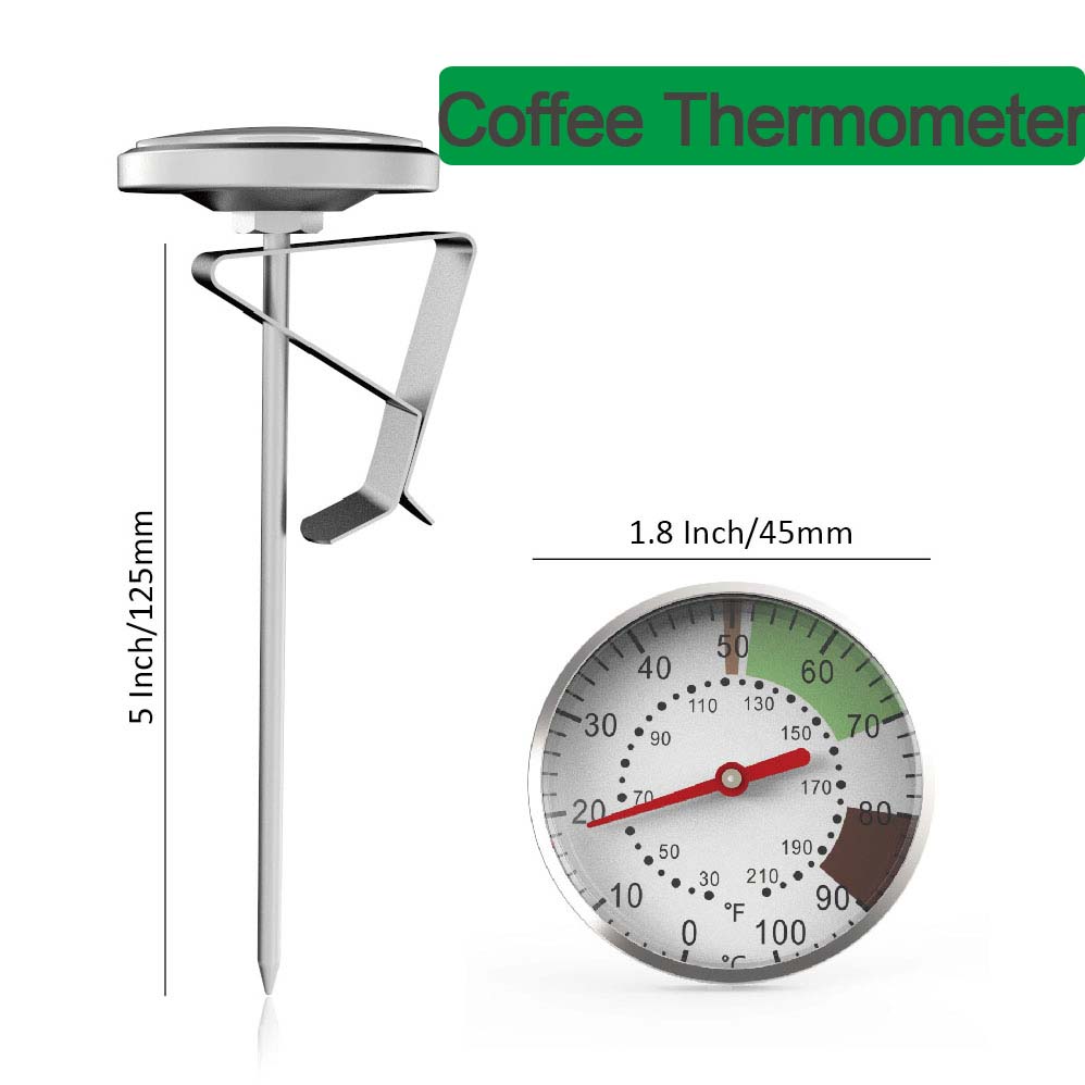 0-100 ° C 食品温度計ステンレス鋼コーヒーミルク温度 - Kitchen Baking Utensil のレビューと価格