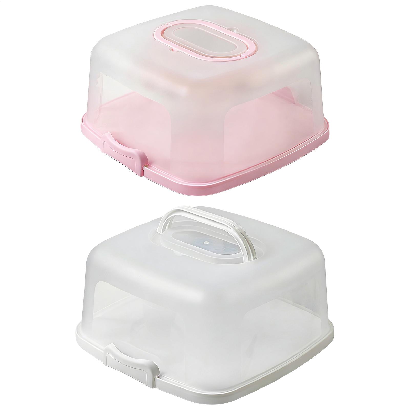 10インチトラベルケーキキャリア ハンドル付き 再利用可能な - Kitchen Baking Storage Containers のレビューと価格