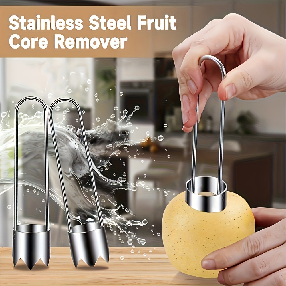ステンレス製果物野菜芯抜き器、ピーマン種子除去ツール、リンゴ - Kitchen Baking Storage のレビューと価格