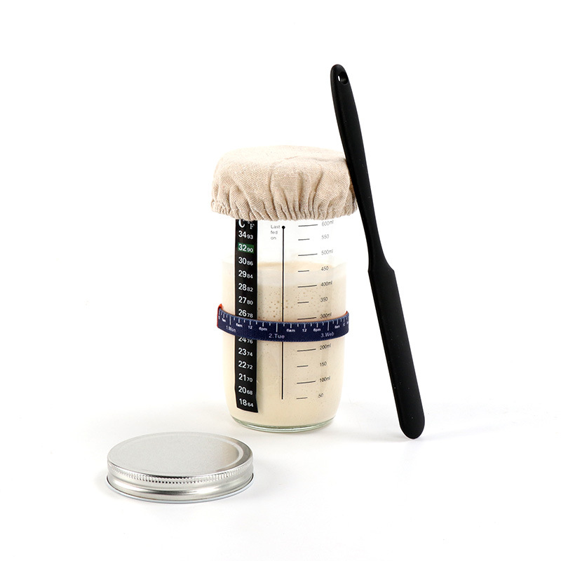 食品保存瓶キット サワー種酵母容器 サワー種発酵瓶 キッチン - Kitchen Glass Baking Set のレビューと価格