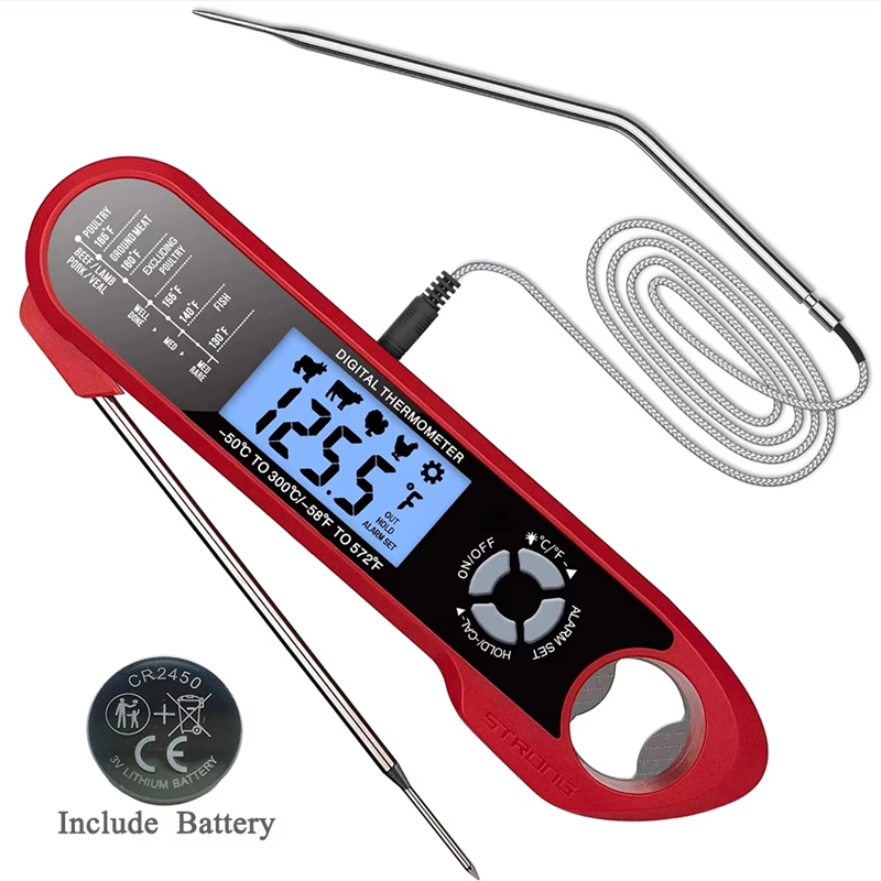 肉用温度計デュアルプローブデジタルキッチン調理用温度計肉食品 - Kitchen Baking Utensil のレビューと価格