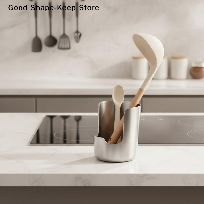 デイリー2 in 1 ステンレス製キッチンスプーン蓋ホルダー - Kitchen Baking Utensil のレビューと価格